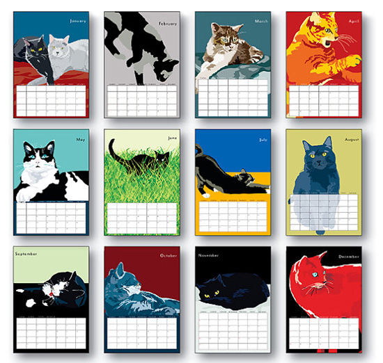 AnimalsIncolor2014Calendar