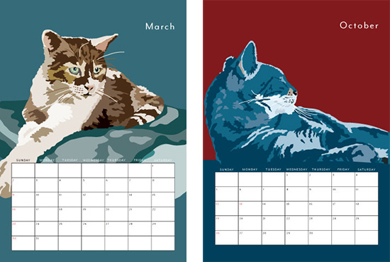 AnimalsIncolor2014Calendar2