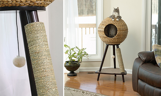 Sauder Natural Sphere Cat Tower 2024 www.burnham ward