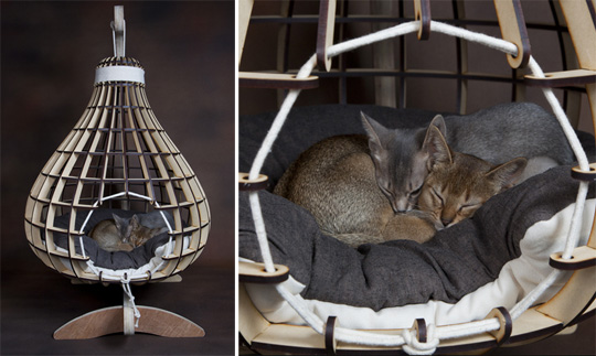 KittiCraft Modern Cat Beds, Scratchers, and Perches