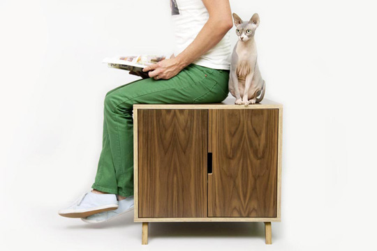 Mid-century Modern Cat Furniture from Modernist Cat