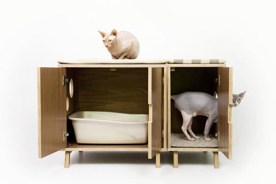 Mid-century Modern Cat Furniture from Modernist Cat