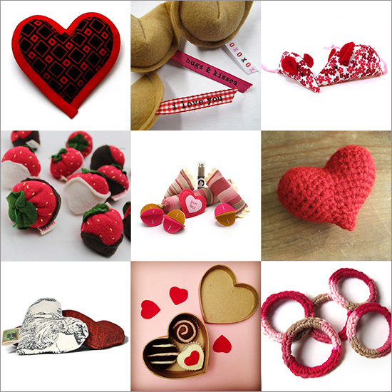 Handmade Valentine's Day Cat Toys - Gifts for Cats