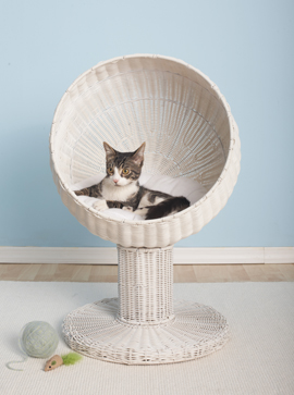 The Refined Feline Kitty Ball Bed