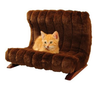 Faux Fur Cat Bed