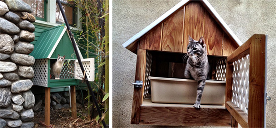 Happy Cat Cottage Outdoor Litter Box