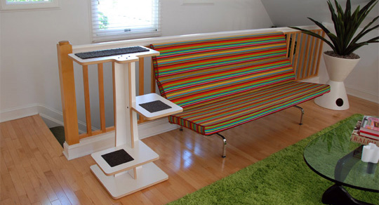 Acacia Modern Cat Tree from Square Cat Habitat