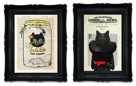 Cat Art Prints by Jaroslav Seibert