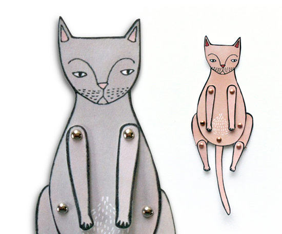 Cat Paper Dolls