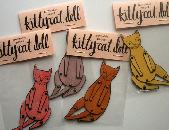 Cat Paper Dolls