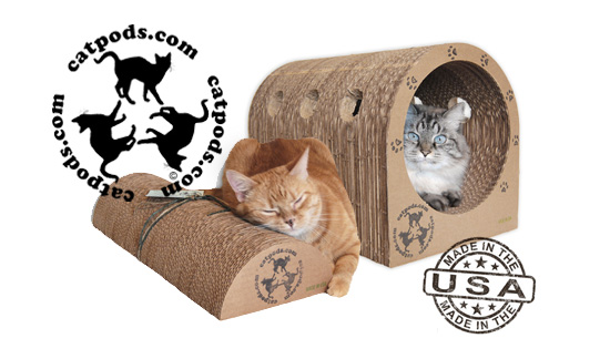 Catpods Eco-friendly Cardboard Furniture for Cats