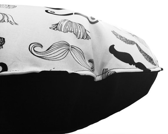 Mustache Fabric Pet Bed