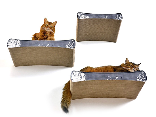 Cat-on Designer Cardboard Cat Scratchers from Germany