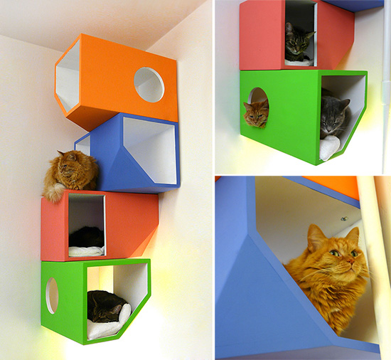 Modern Cat Climbing Furniture from Catissa