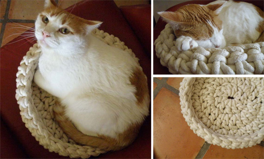 Cuna Crochted Cotton Cat Bed