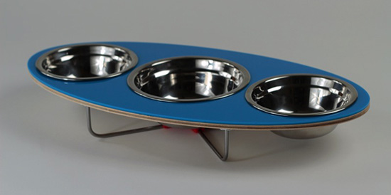 Modern Raised Pet Feeders from Drip Module