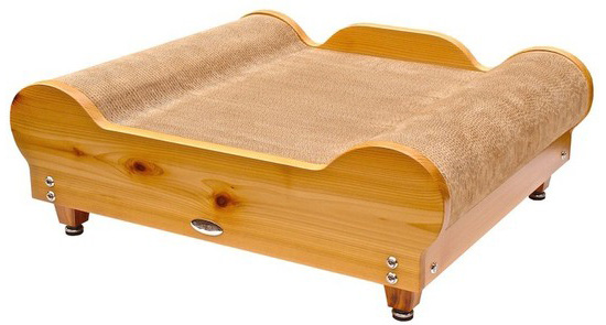 Brawny Cat Scratch & Slumber Comfort Loungers, Crdboard Cat Scratchers & Lounges