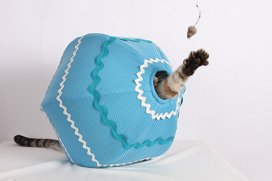 The Cat Ball Handmade Hideaway Cat Bed