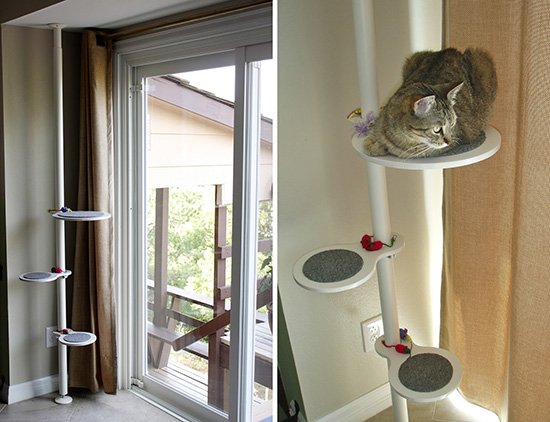 Ikea Hack Cat Climbing Pole DIY Cat Climbing Shelves