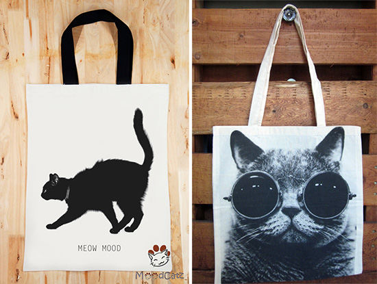 Cool Cat Tote Bags