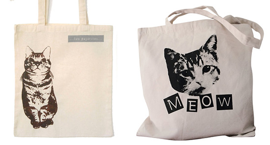 Cool Cat Tote Bags