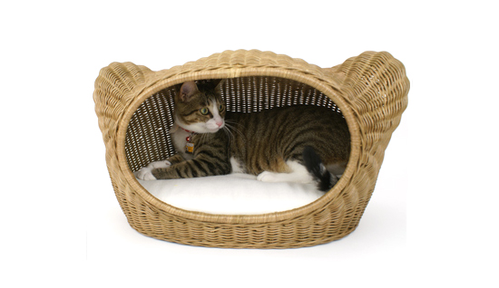 Cat In Cat Basket hauspanther