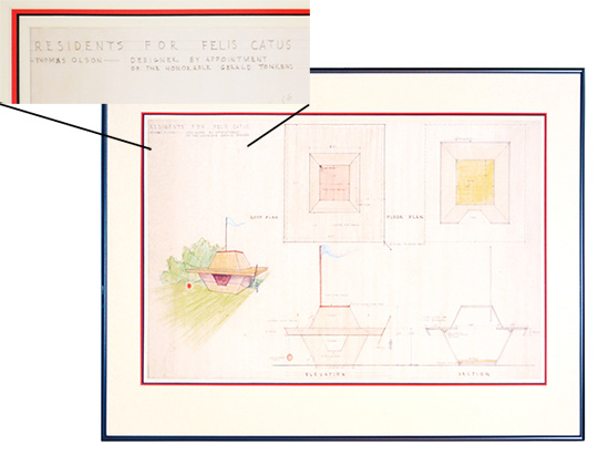 FrankLloydWrightCatHouse_drawing