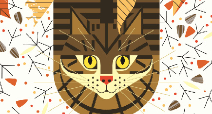 Charley Harper’s Modernist Cats • hauspanther
