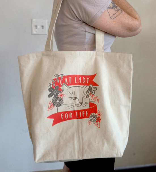 CatLadyForLifeTote