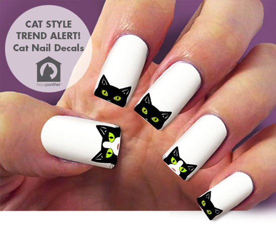 Cat shop nail stickers