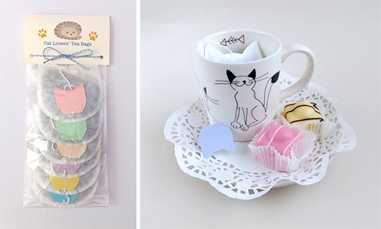 Cat Tea Bag Holder A Cute Cat Tea Pot Teabag Holder Cat Lovers