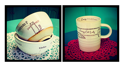Crazy Cat Lady Ceramics Unique Handmade Pottery • hauspanther