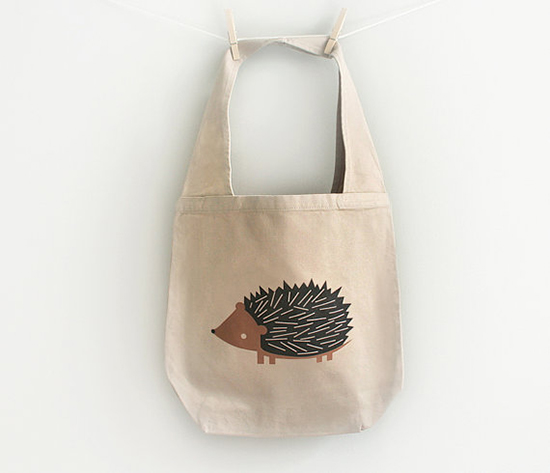 3_Hedgehog Large Tote Bag1