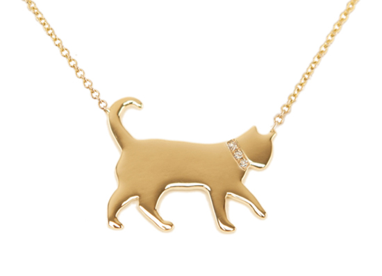 The Boss Luxury Cat Necklace from Carrie Cramer Fine Jewelry hauspanther