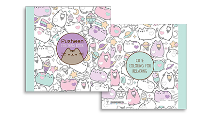 new pusheen coloring book • hauspanther