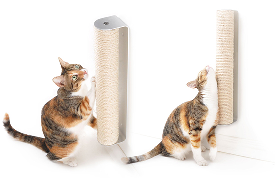 Modern Wall-Mounted Cat Scratcher