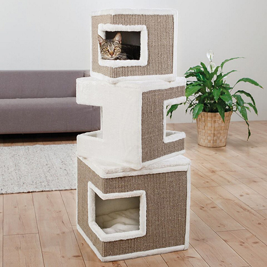 stacking cube cat tower