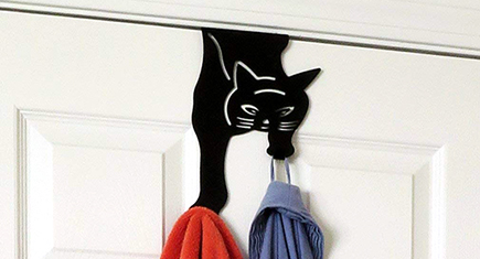 black cat door