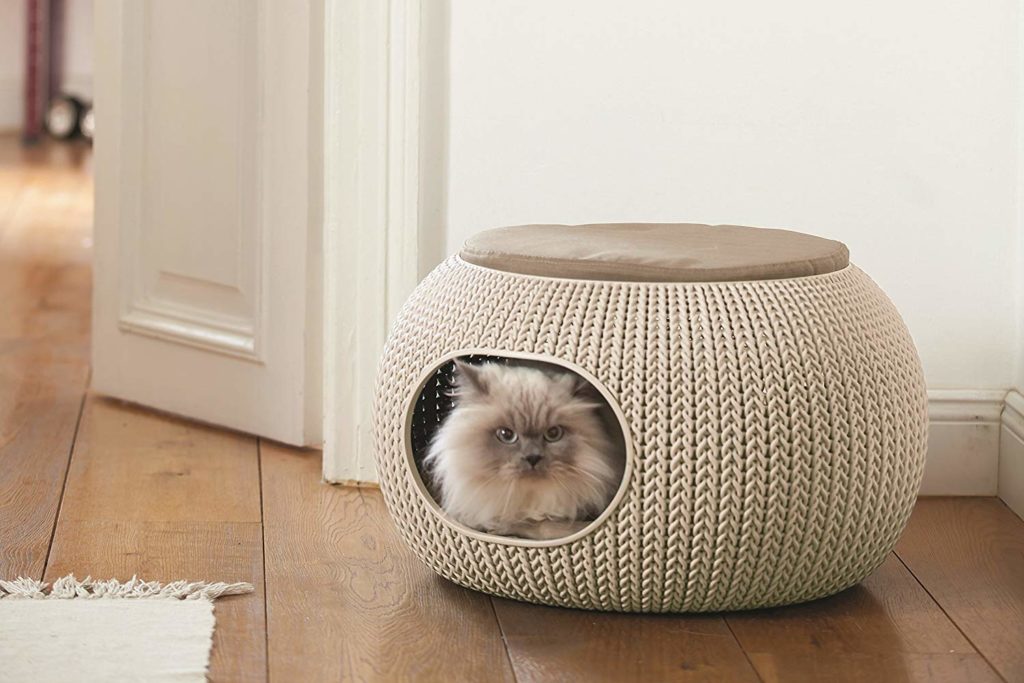 Weatherproof Knit Cat Hideaway & Lounge • hauspanther