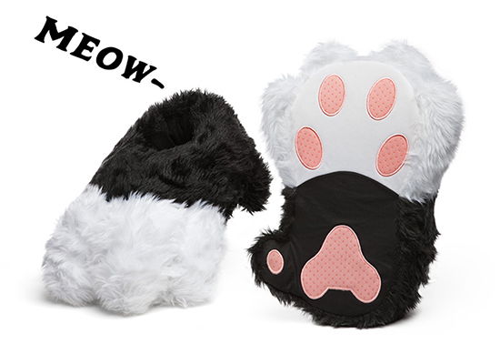 Must-have Holiday Twitchy Kitty Cat Slippers - PURR MEOW! • hauspanther