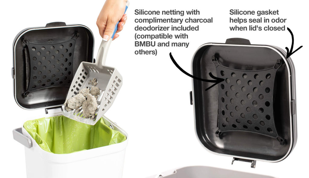 PetFusion Portable Cat Litter Disposal Bin • hauspanther