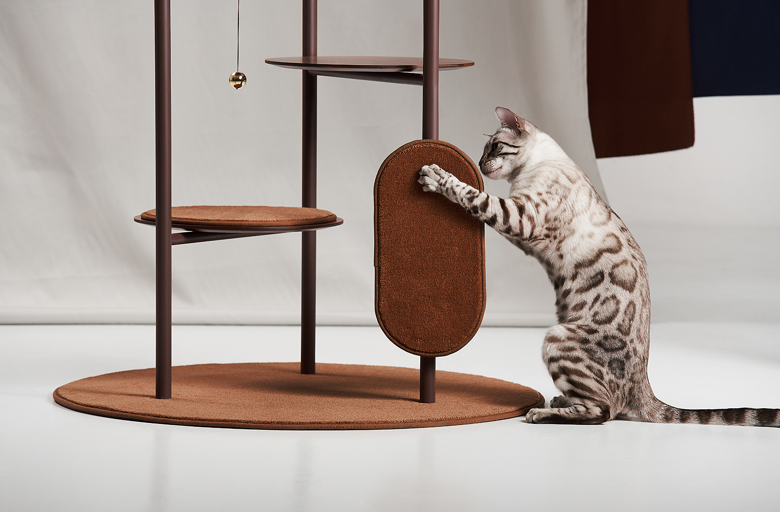 Modern Cat Tower for Milliong by Korean Designer Jiyoun Kim