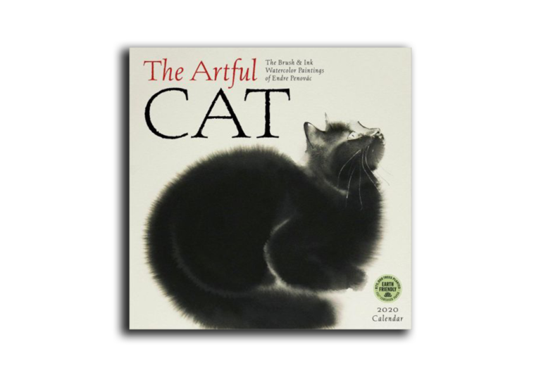 The Artful Cat Calendar Features Elegant Cat Paintings By Endre Penov c