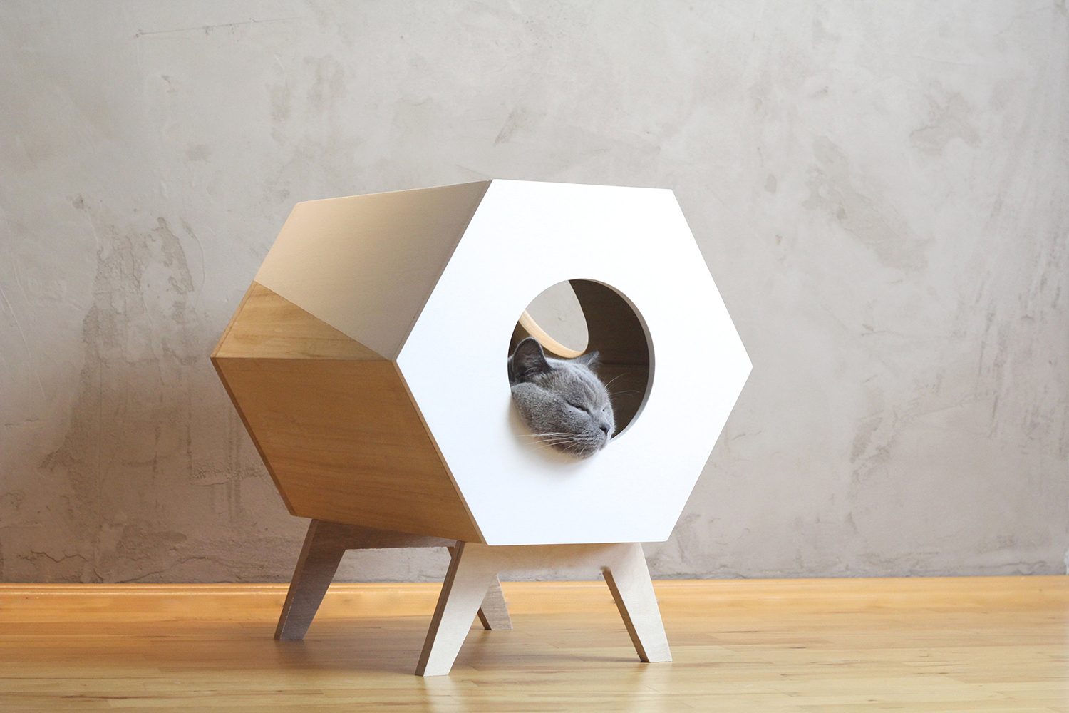 Modern Cat House German Design Handmade