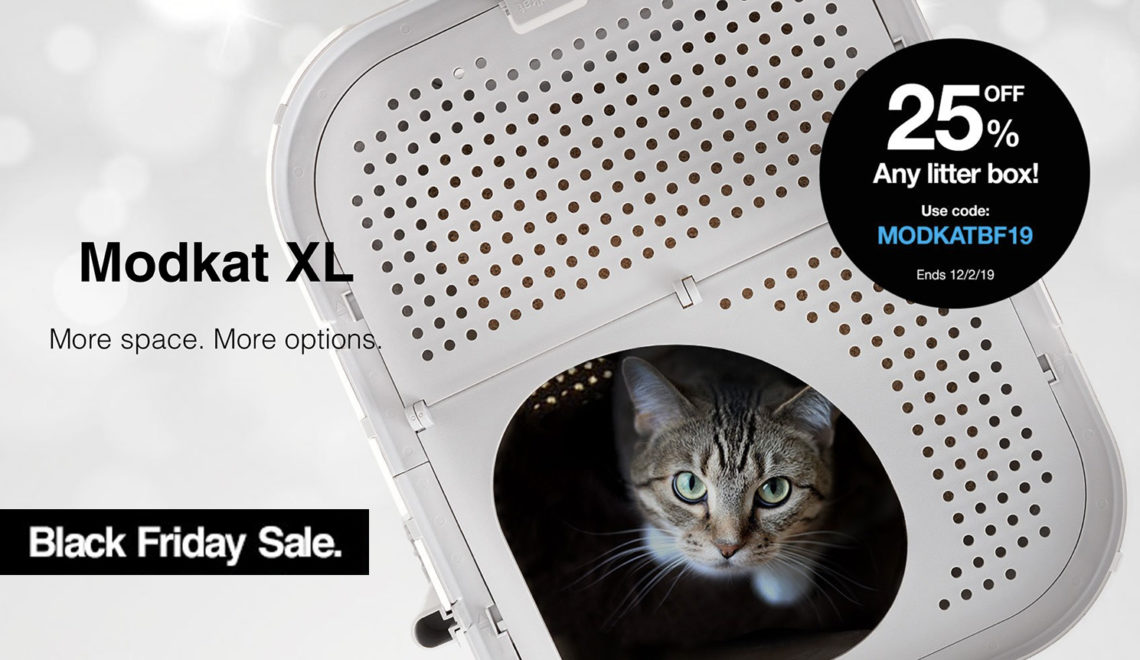 Modkat Black Friday Sale 25% Off Any Litter Box