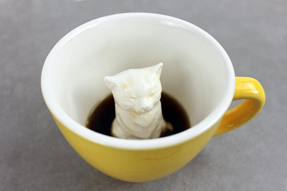 Creative Coffee Cups for Cat Lovers from Creature Cups