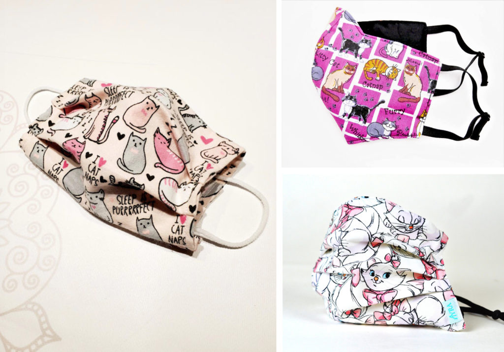 Cat Fabric Face Masks