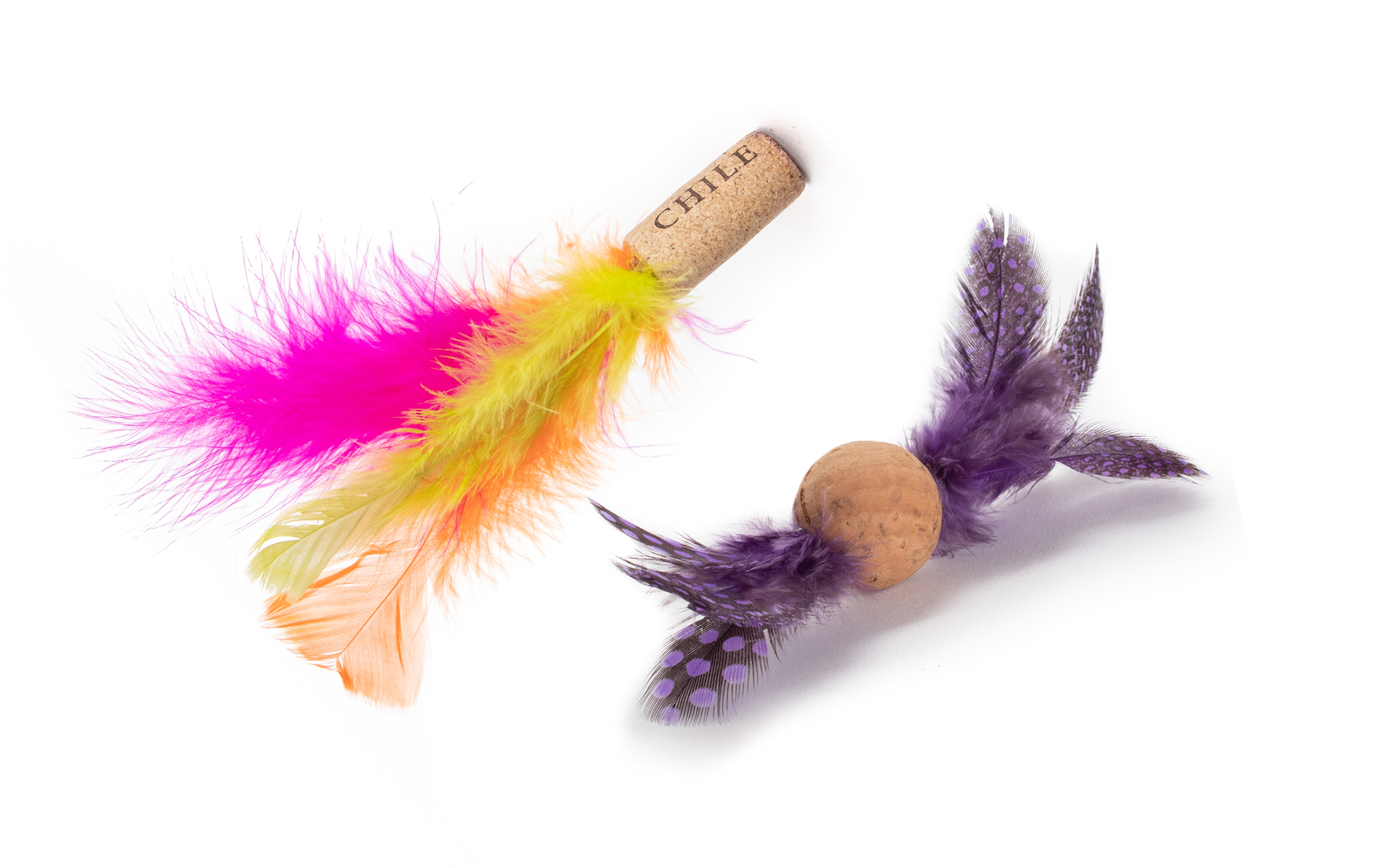 Cork & Feather Cat Toys to Keep Kitty Entertained • hauspanther