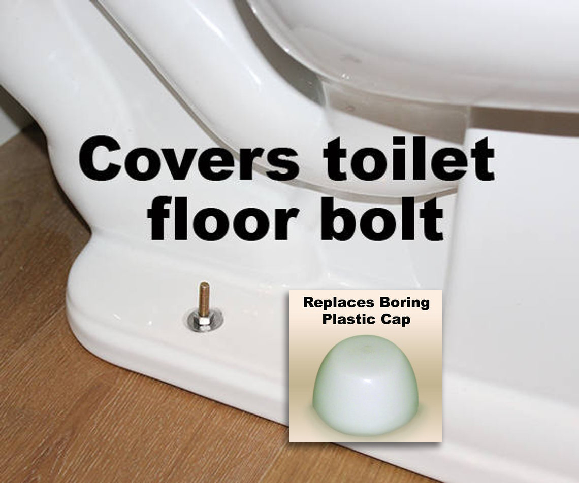 Toilet sales bolt cover