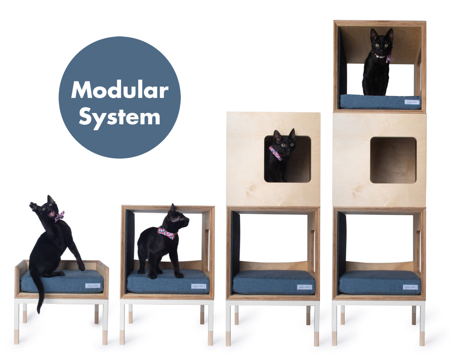 Mjau Home Customizable Modern Cat Furniture • hauspanther